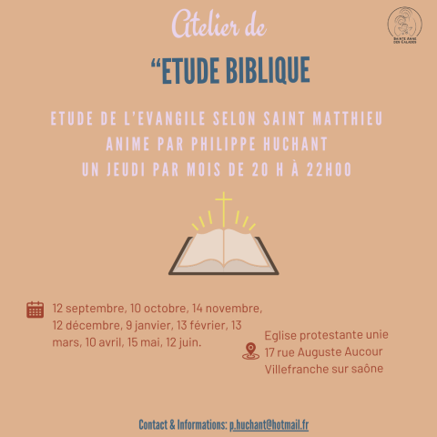 atelier étude biblique